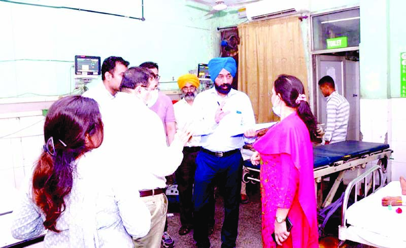 Jalandhar Civil Hospital: Three doctors suspended, one dismissed.